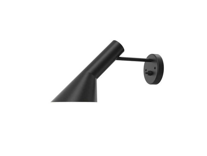 AJ Wandleuchte Hardwired SW Schwarz - Louis Poulsen - Wohnzimmer - Metall