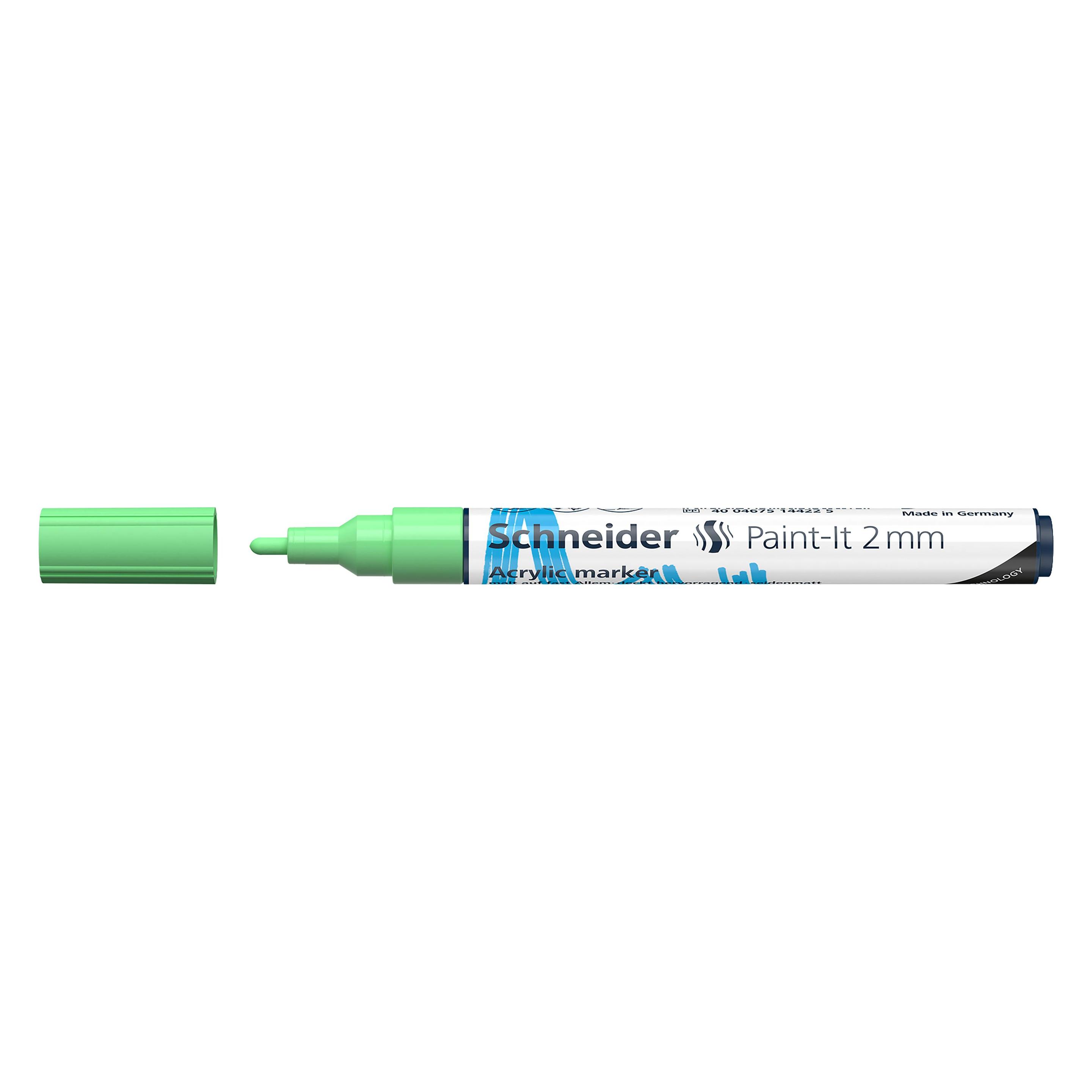 Schneider Acrylmarker Paint-It 310 2mm Pastellgrün (1x) (120124)