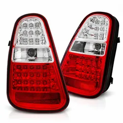 LED-Rückleuchten passend für Mini Cooper R50/R52/R53 2004–2006 | Rot/Weiß
