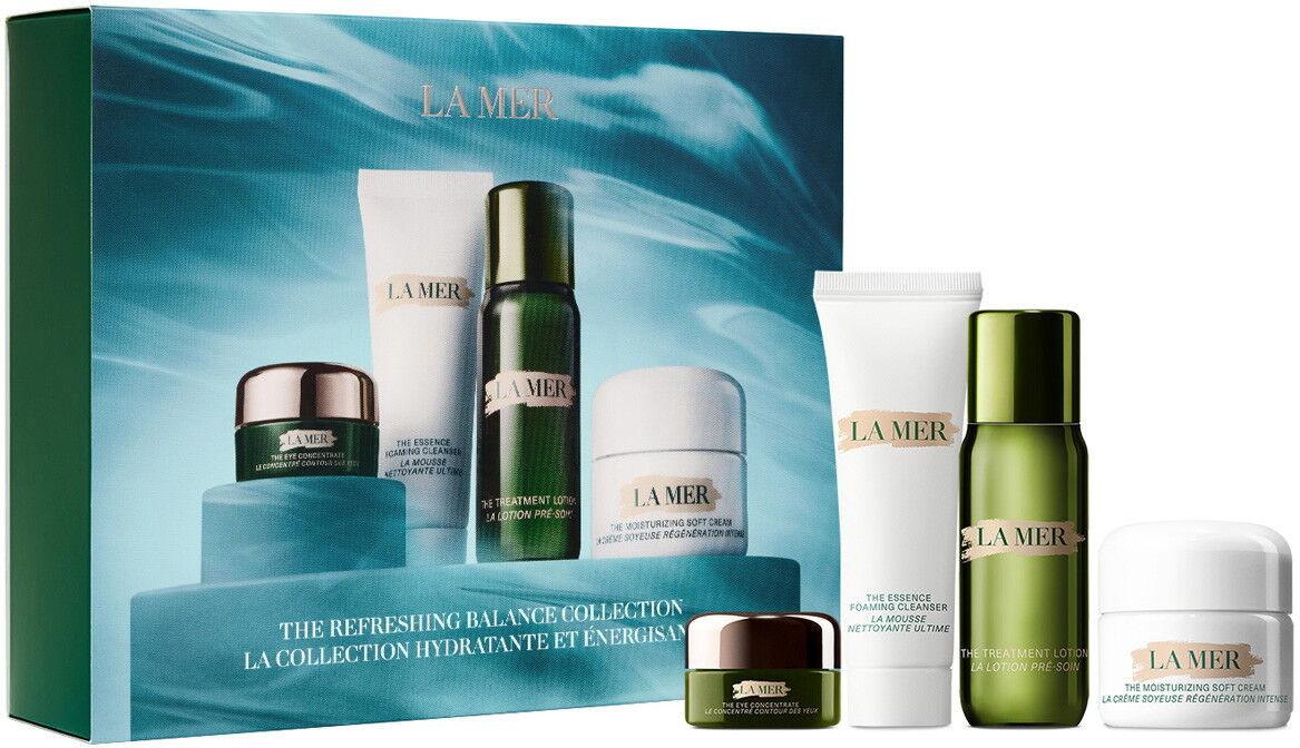 80ml La Mer The Refreshing Balance Collection (Cream 15ml + Cleanser 30ml + Lotion 30ml + Concentrate 5ml)