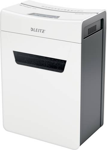 Leitz IQ 10X Protect Premium P4 Aktenvernichter 10 Blatt Partikelschnitt 4 x 40 mm P-4 18 l Vernichtet auch Heftklammern, Büroklammern
