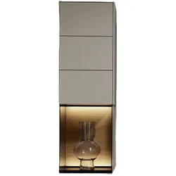 Musterring Hängeschrank Q-Media 2.0 Holz Grau Fango