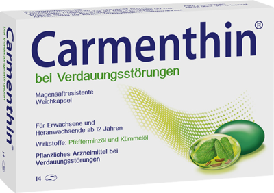 Dr.Willmar Schwabe GmbH & Co.KG CARMENTHIN bei Verdauungsstörungen msr.Weichkaps. 14 St 10327601