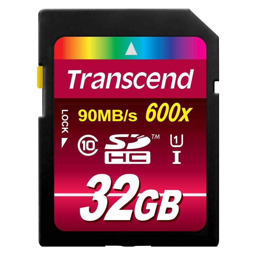 Transcend SDHC Ultimate 600x (32 GB, SDHC, U1, UHS-I) (TS32GSDHC10U1)