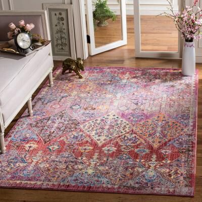 SAFAVIEH Bristol Elna Vintage Boho Oriental Polyester Rug
