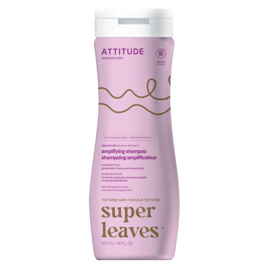 Attitude Amplifying Shampoo für lockiges Haar mit Kokosnussöl EWG-geprüft vegan (Flüssiges Shampoo, 473 ml) (63972574)