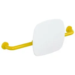 Hewi 801 Rückenstütze 801.51.916118 Wandabstand 150mm, Lehne signalweiß, senfgelb