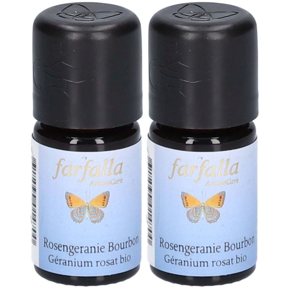 Farfalla Rosengeranie Bourb Äth/Öl Bio Cru 5 ml x2 2x5 Ätherisches Öl