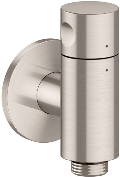 Hansgrohe AXOR One Wandanschluss Stop 48781800 mit Absperrventil, Edelstahl Finish