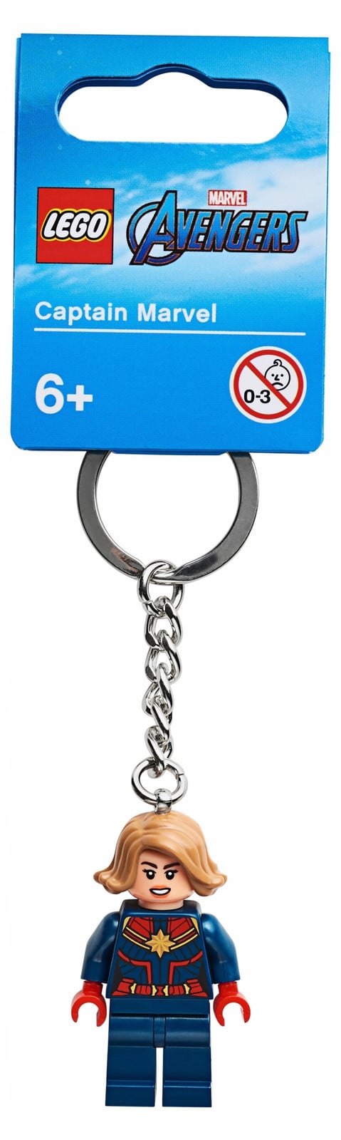 LEGO Marvel Captain Marvel Sleutelhanger 854064