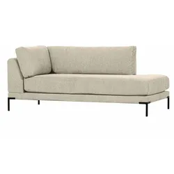 Modulsofa Couple Lounge Element, melierter Stoff, modern und flexibel, Sand, rechts