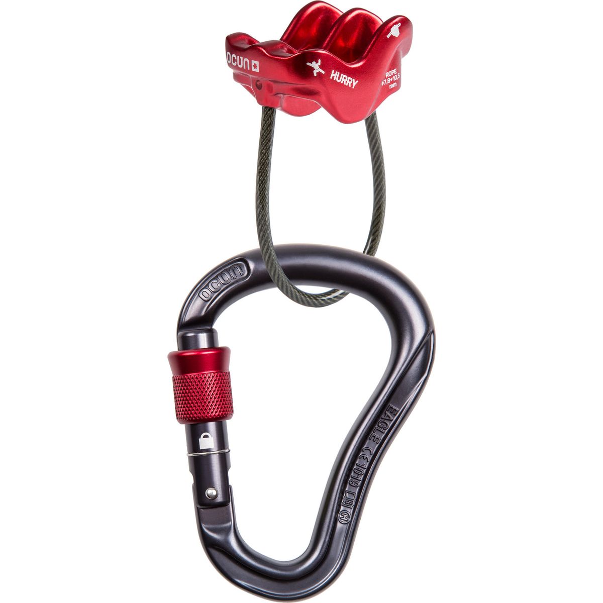 Ocun Belay SET Eagle Screw/Hurry red 04628