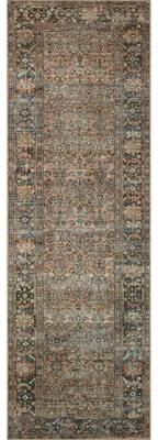 Alexander Home Bella Distressed Floral Area Rug