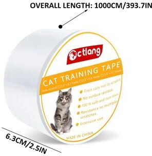 Inspired Living Transparent Cat Scratch Furniture Protector Tape 300cm Pet Sofa Anti Scratch Film 300 X 10cm