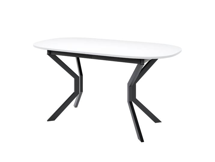 Ausziehtisch VITO M 80 / 190 cm für Wohnzimmer Esszimmer, Weiß