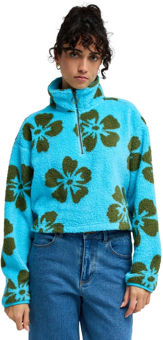 Wollpullover BILLABONG "Holiday", Damen, Gr. XS, bunt (ocean eyes), Obermaterial: 100% Polyester., Pullover Wollpullover