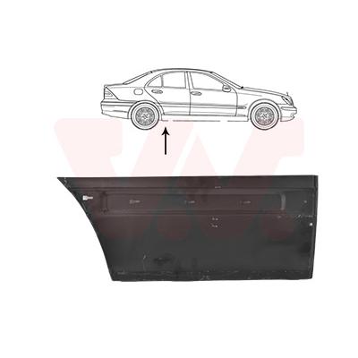 VAN WEZEL Tür, Karosserie 3032178 hinten rechts