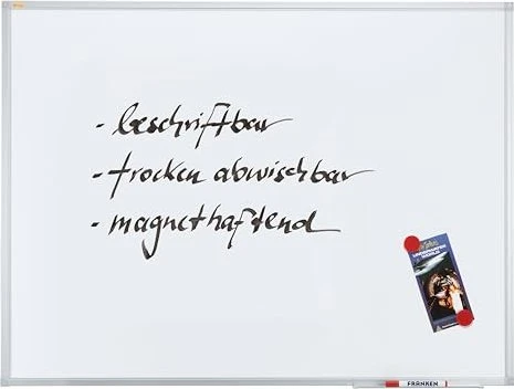 FRANKEN Whiteboard X-tra!Line 90,0 x 60,0 cm weiß emaillierter Stahl