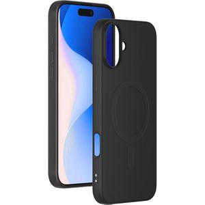 Bigben Handyhülle Soft-Flex Case, MagSafe, schwarz, für iPhone 16, aus Silikon, Backcover