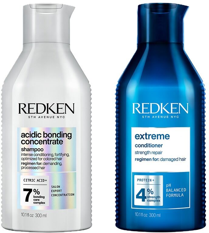 Redken Acidic Bonding Concentrate Shampoo 300ml & Extreme Conditioner