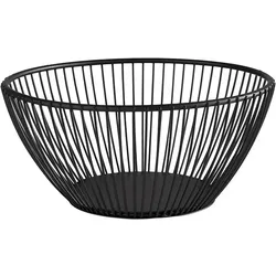 APS Korb -SVART-/ Brot-/ ObstkorbØ 17,5 cm, H: 8 cm