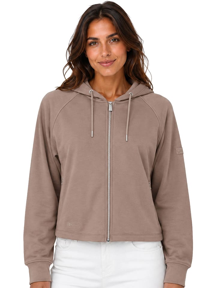 Geographical Norway Sweatjacke "Fionale" in Taupe - L