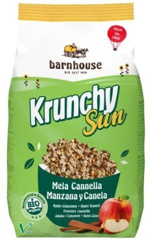 Barnhouse Bio Krunchy Sun Apple Cinnamon 375 gr