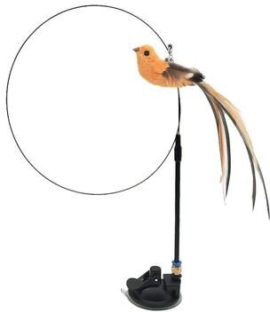 Uplift Essentials """Aeroflight"" Realistic Simulation Feather Bird Teaser orange"