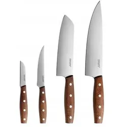 Fiskars Zestaw 4 Noży Norr, Küchenmesser, Gold