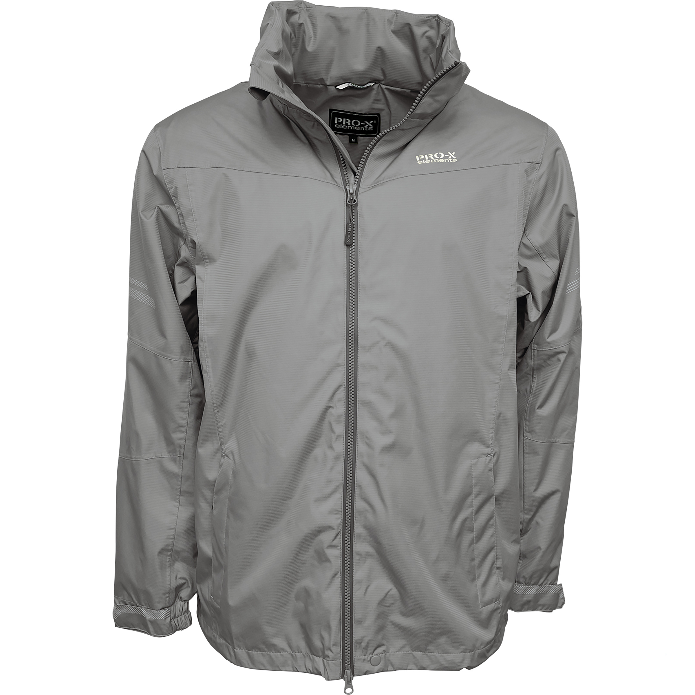 PRO-X Elements Conrad Herren Regenjacke grau Größe XXL Trekking Klein verpackbar Wasserabweisend