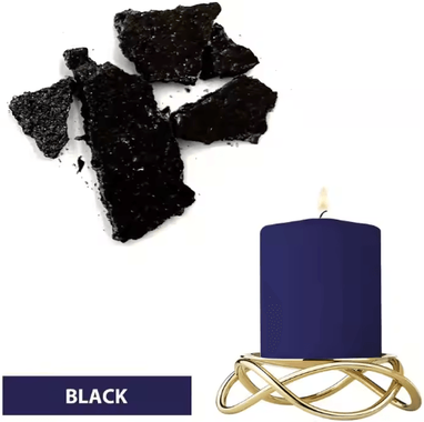 Inspire Picks 25 Color Candle Wax Dye Set 5g Candle Color Blocks For Soy Wax, Beeswax & DIY Candle Making black
