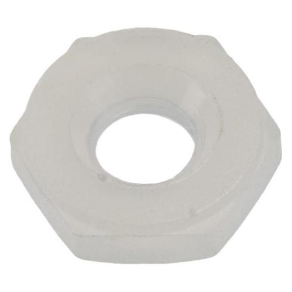 RS PRO Sechskantmuttern, Nylon Glatt, M2 4mm (M2) (2326911)