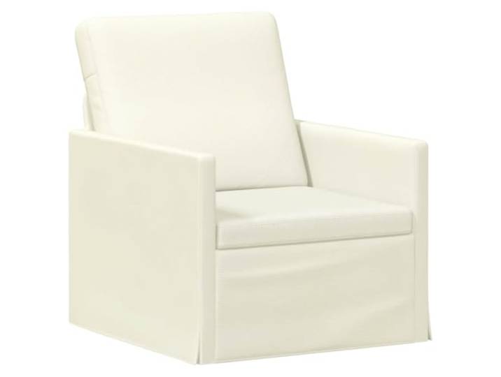 vidaXL Einzelsofa Creme 70 x 81 x 82 cm Cordstoff Bietet dauerhafte Unterstützung und Zuverlässigkeit. Schaumkissen sorgen für überlegenen Komfort