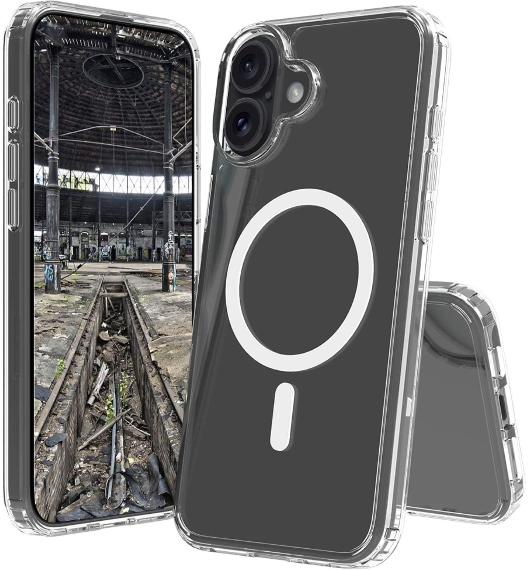 JT Berlin BackCase Pankow Clear MagSafe Apple iPhone 16 Plus transparent