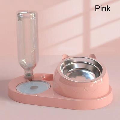 Fusion Finds Smart Pet Feeder With Automatic Pet Water Dispenser For Cats & Small Dogs pink