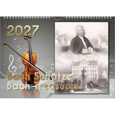 Komponisten-Kalender, Bach-Kalender, Musik-Kalender 2027, DIN A3