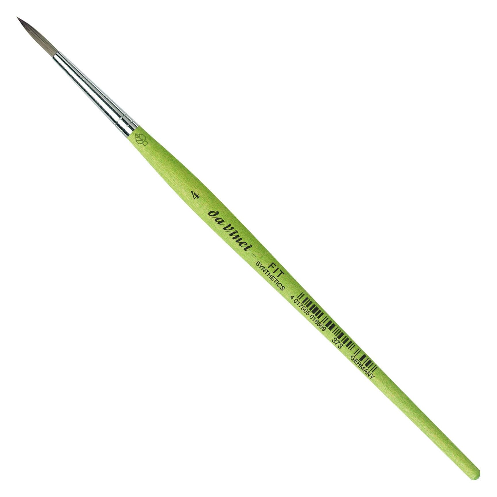 da Vinci Pinsel hellgrün rund Serie 373 Grösse 4 (4 mm) (373_4)