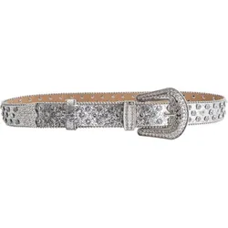 Gürtel "Strass", silber