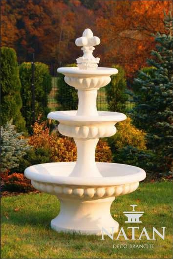 Springbrunnen Garten Teich Brunnen 205cm Steinbrunnen Gartenbrunnen Fontaine
