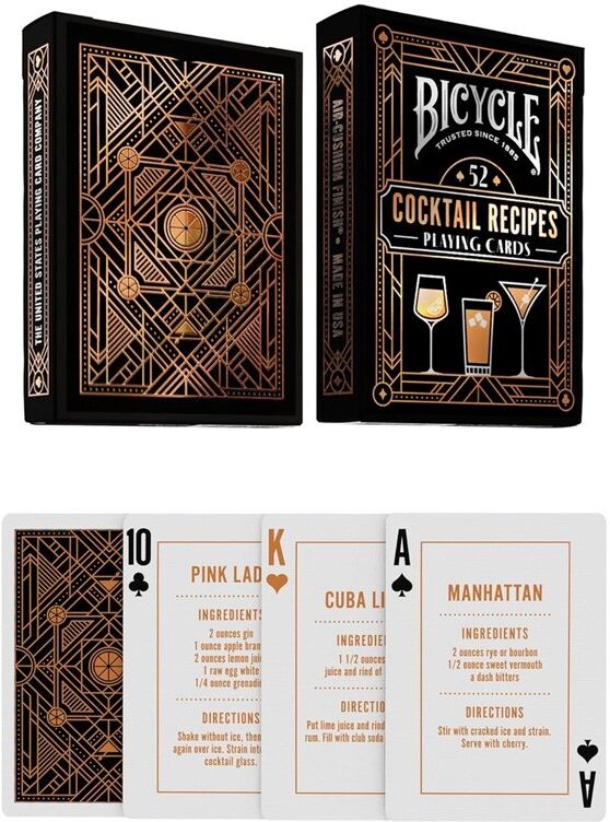 Jeu de 54 cartes Cocktail - Bicycle