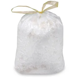 VEPATIM 1000x Mülleimerbeutel Müllbeutel mit Zugband 30 Liter 'M' 50 x 60 cm weiß