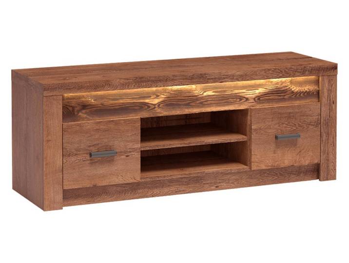MIRJAN24 TV-Schrank Indianapolis I09 (2-Drehtüren, Regal) Metall Griffe