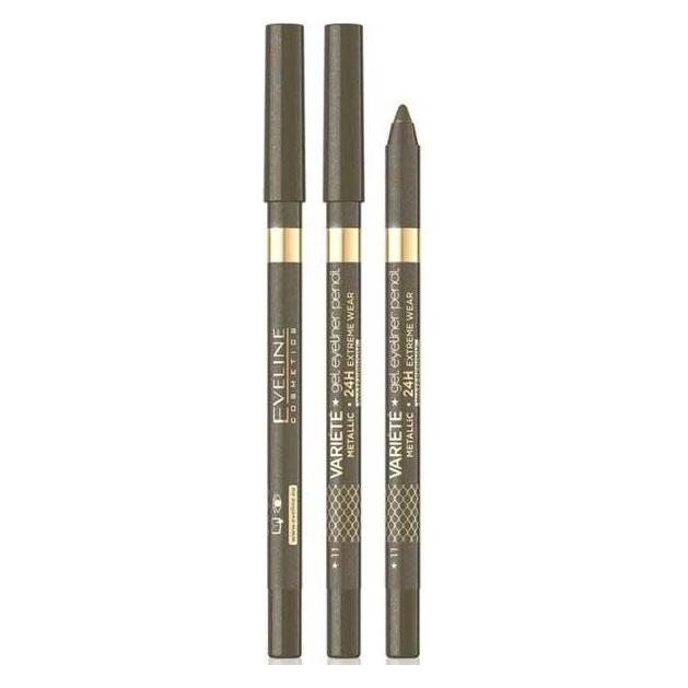 Eveline Variete Metallic Gel Eye Pencil 11 (Khaki) (39937090)