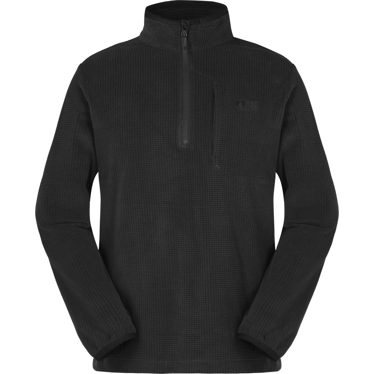Picture Weavy 1/4 Grid Fleece (A) M SMT0183ABlackM