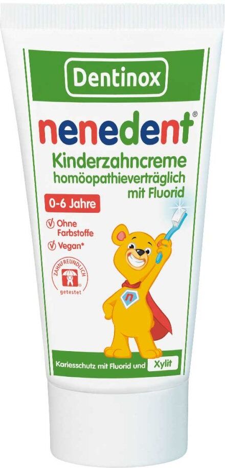 Nenedent Kinderzahncreme homöop.Vertr.m.Fluor.