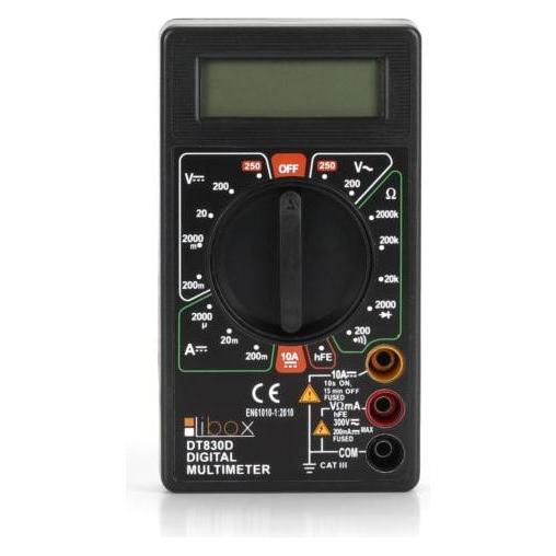 Libox Miernik uniwersalny DT830D LB0163 (CAT III 300V, Hand-Multimeter) (MIERNIK UNIWERSALNY DT830D LB0163)