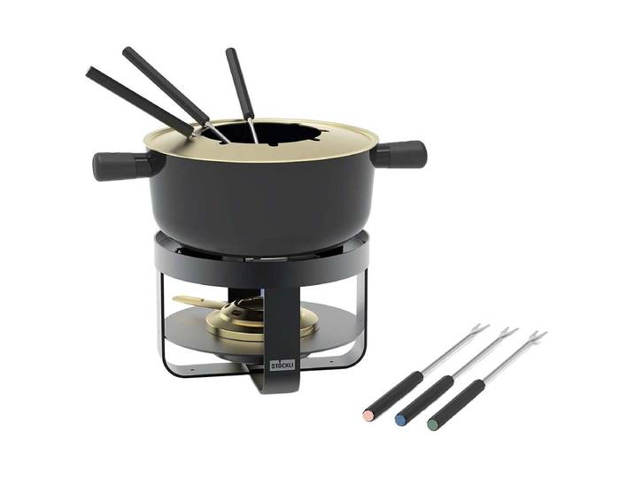 Stöckli Pilatus Steel Emotion 19 BL Fondue-Set
