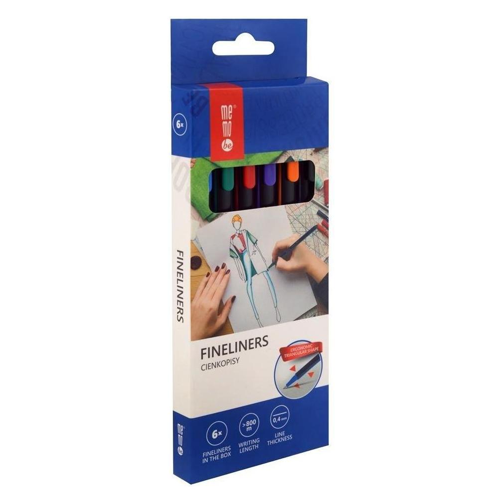 Memobe 0,4 mm Fineliner, 6 MemoBe-Farben (6x) (49019289)