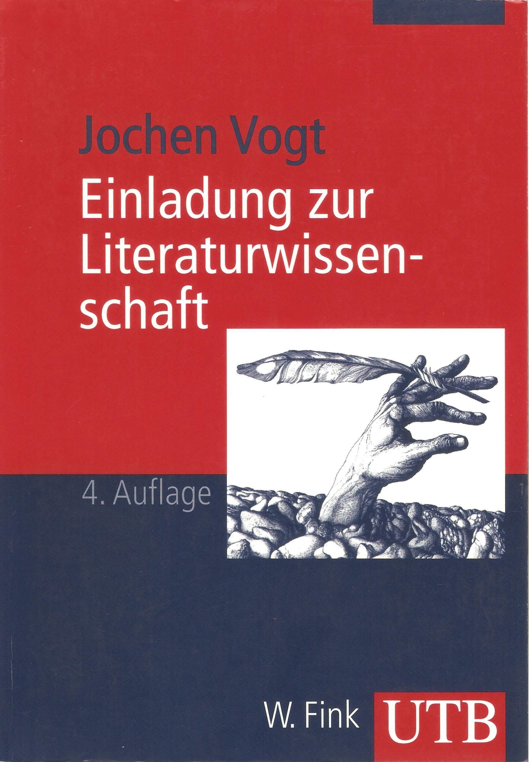 Jochen Vogt - Einladung zur Literaturwissenschaft - Preis vom 30.09.2026 09:01:18 h