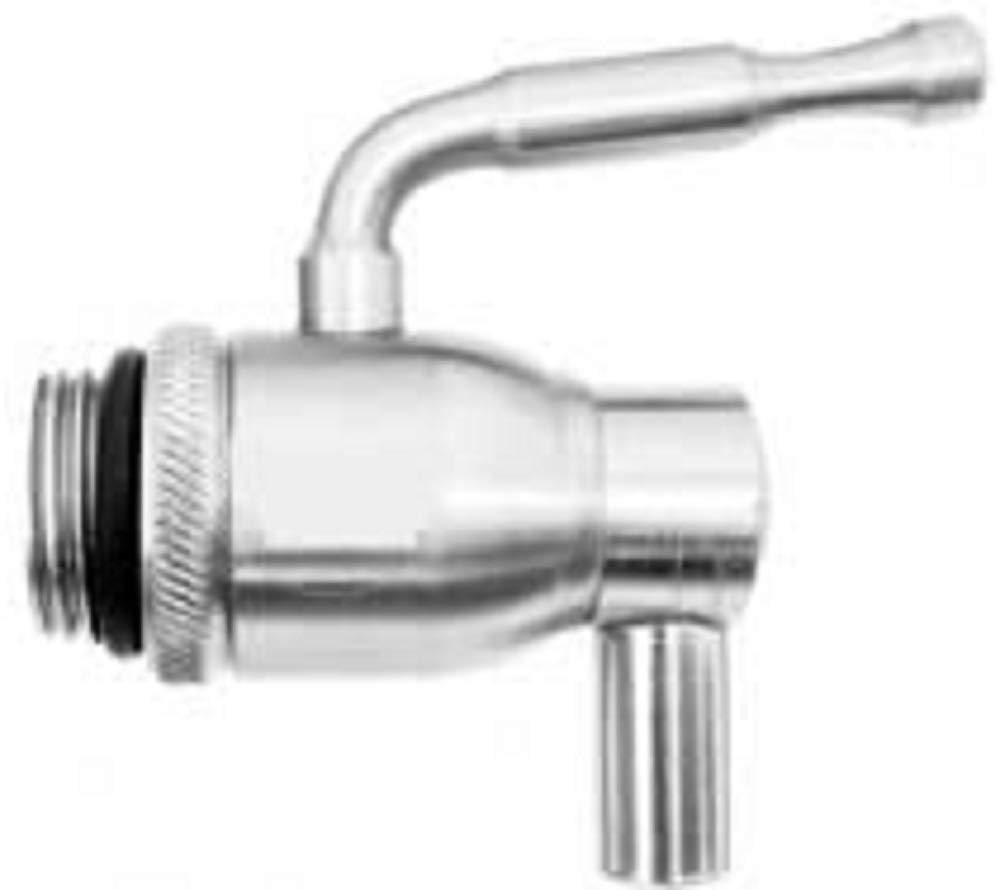 Dripio Roestvrijstalen kogelkraan 1/2 inch voor olie, wijn en bier, scharnierend